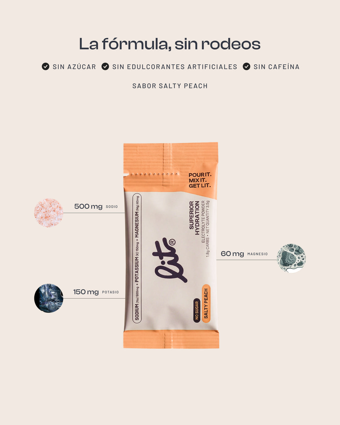 LIT Daily Hydration: Peach
