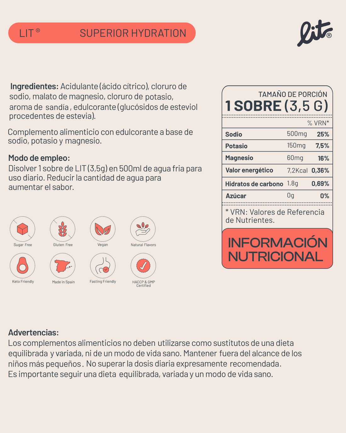 LIT Daily Hydration: Watermelon - Compra única