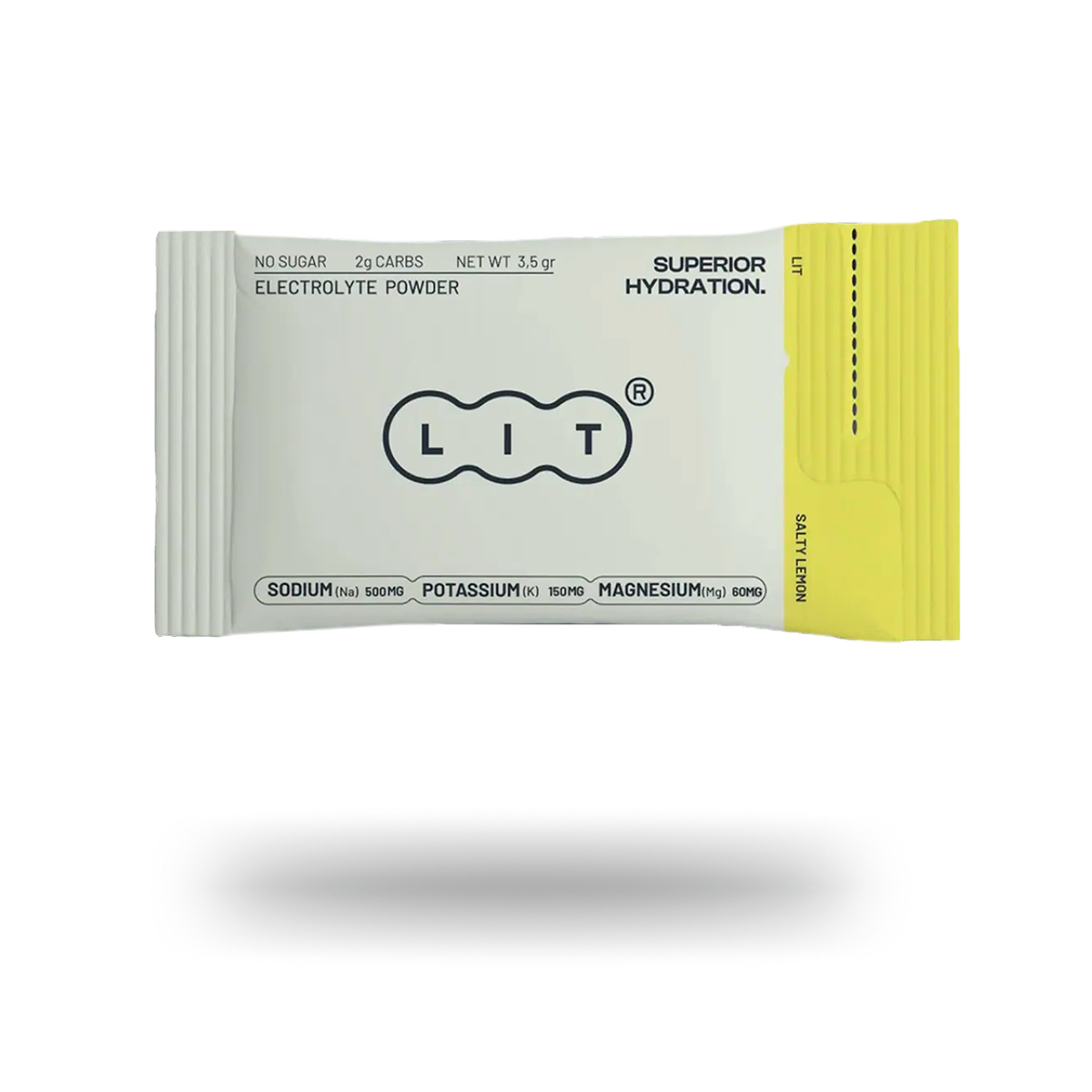 Sobre de electrolitos en polvo sin azúcar, LIT